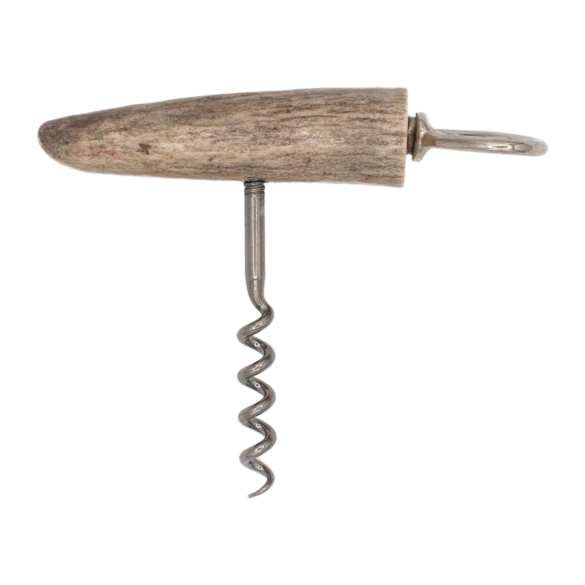 Moose Antler Tine Corkscrew & Bottle Opener