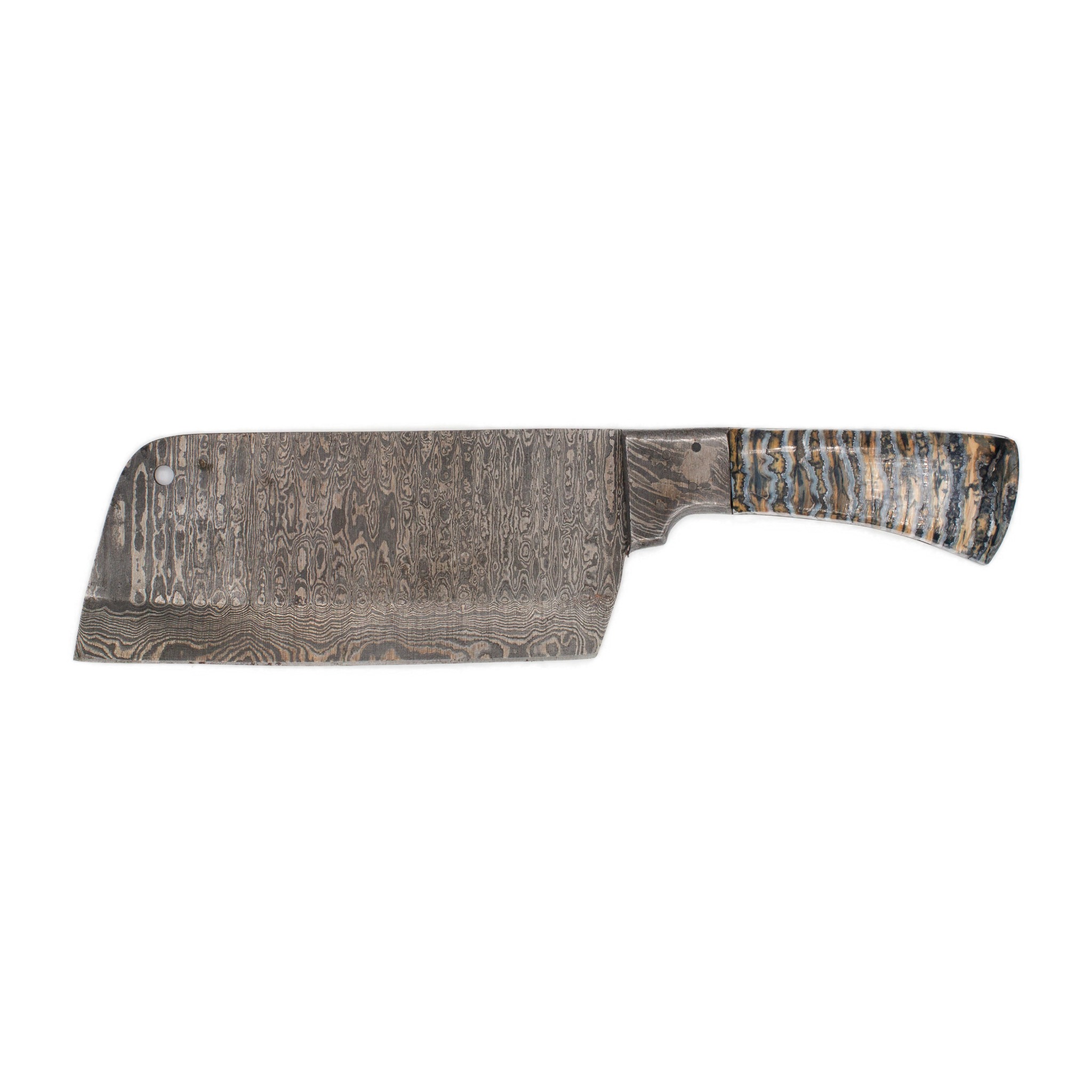 Handmade Damascus Cleaver