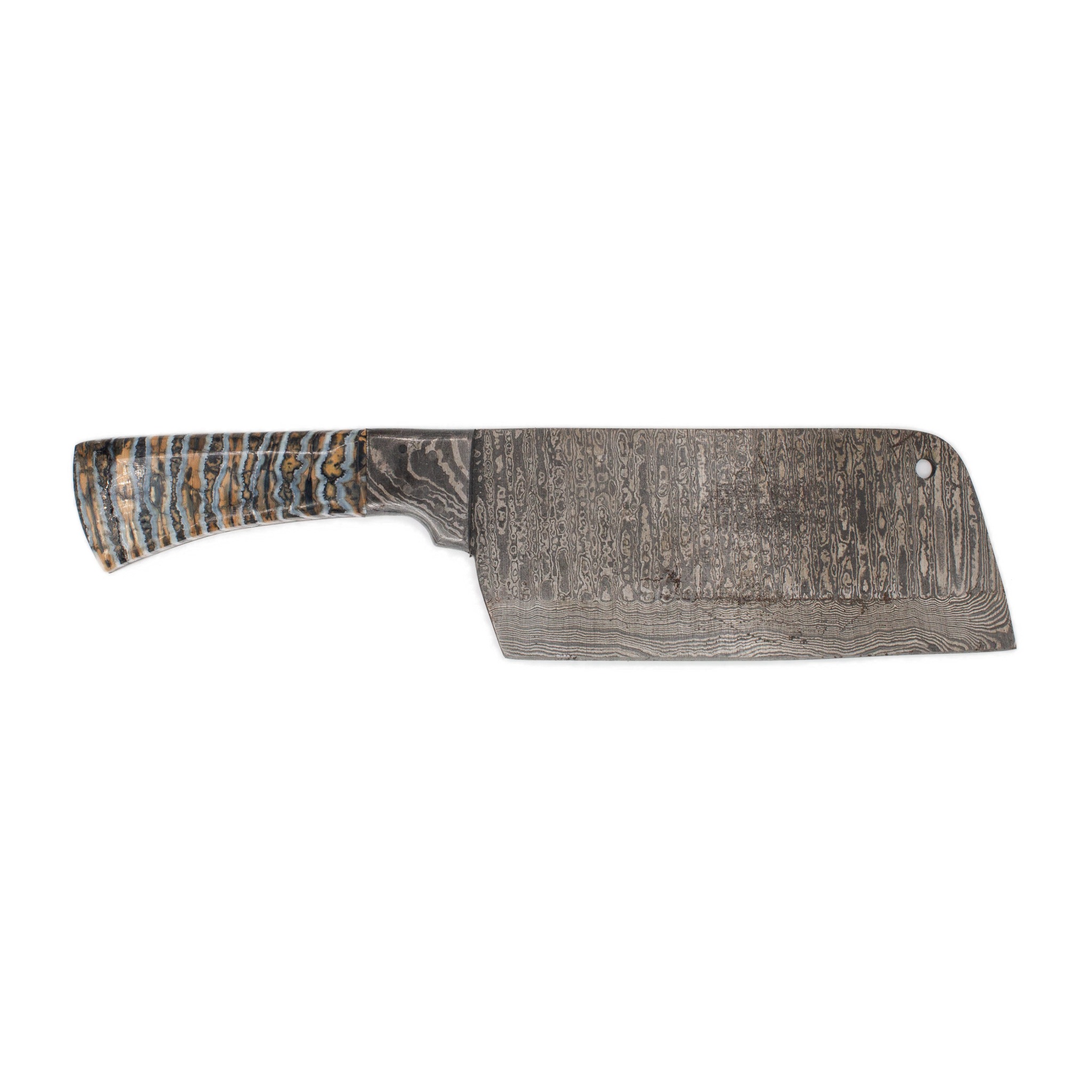 Handmade Damascus Cleaver